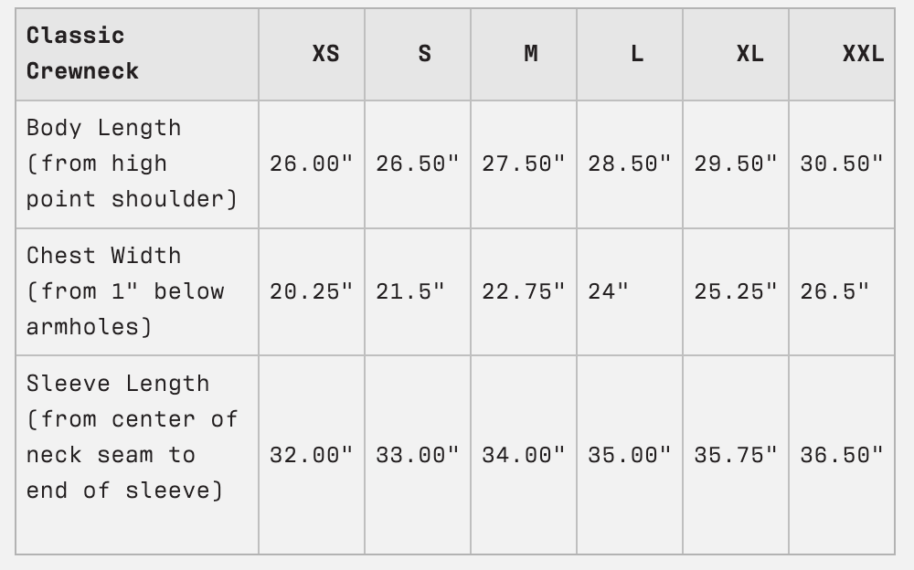 Crewneck - Radavist Rune - Obsidian