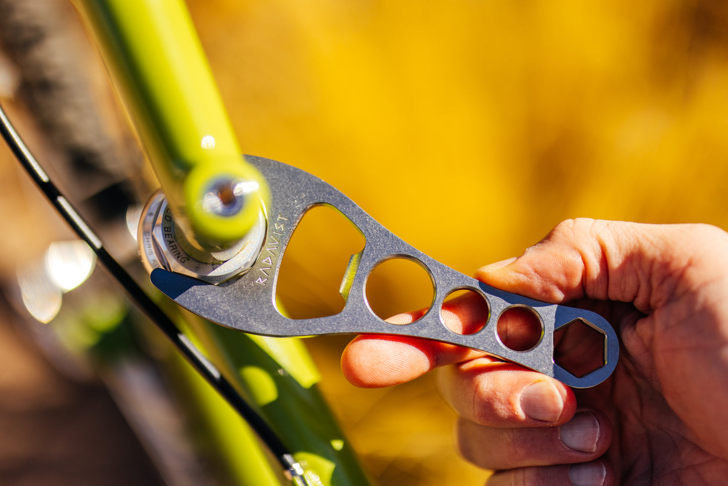 Tools - Paragon Machine Works and The Radavist Titanium 1" Headset 32mm Locknut Wrench