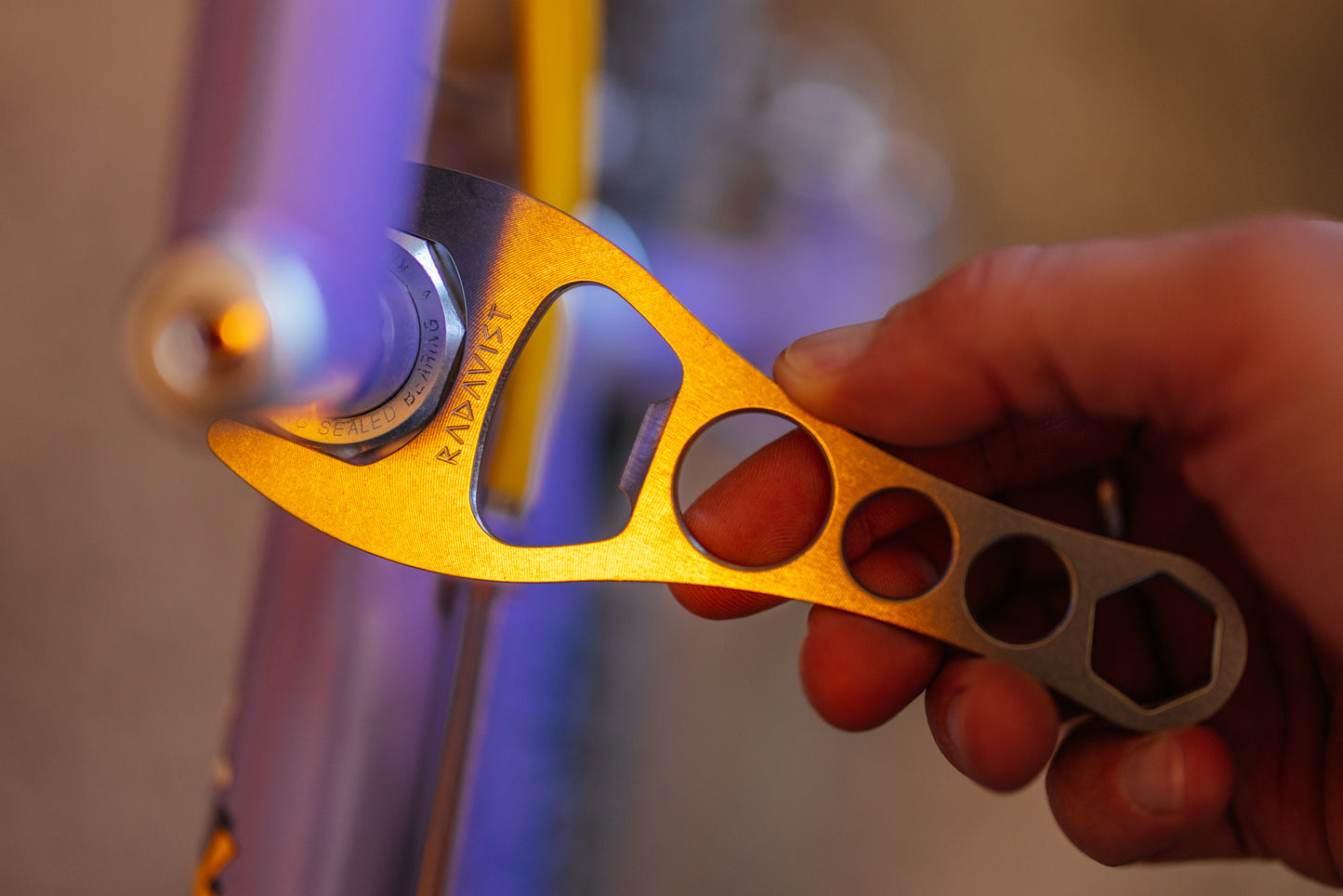 Tools - Paragon Machine Works and The Radavist Titanium 1" Headset 32mm Locknut Wrench