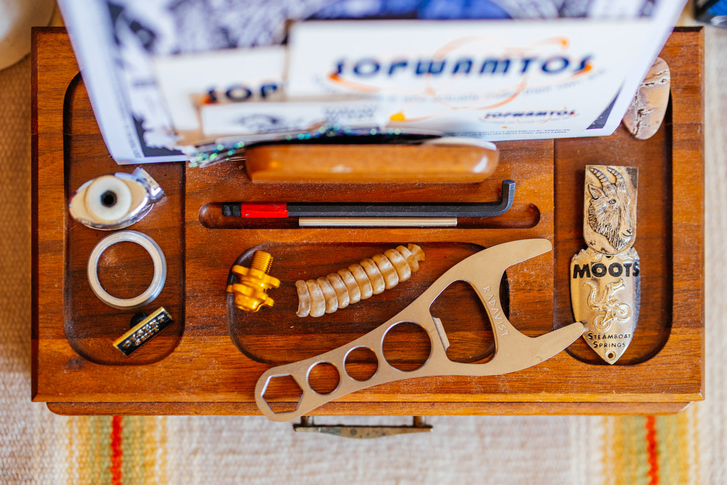 Tools - Paragon Machine Works and The Radavist Titanium 1" Headset 32mm Locknut Wrench