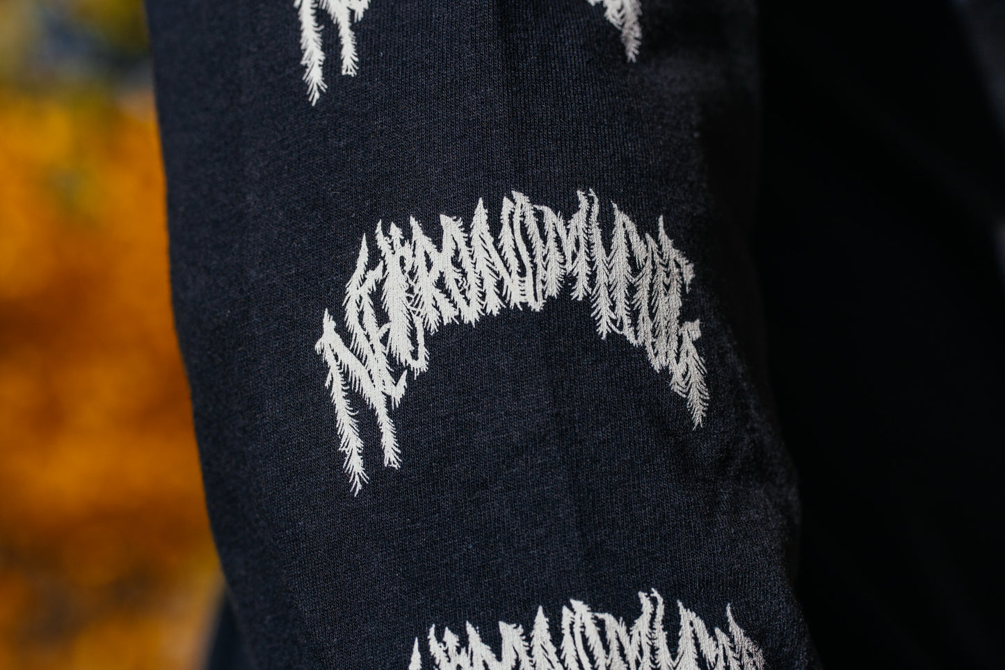 T-Shirt - Long Sleeve - Necronomicog Nature is Metal - Black