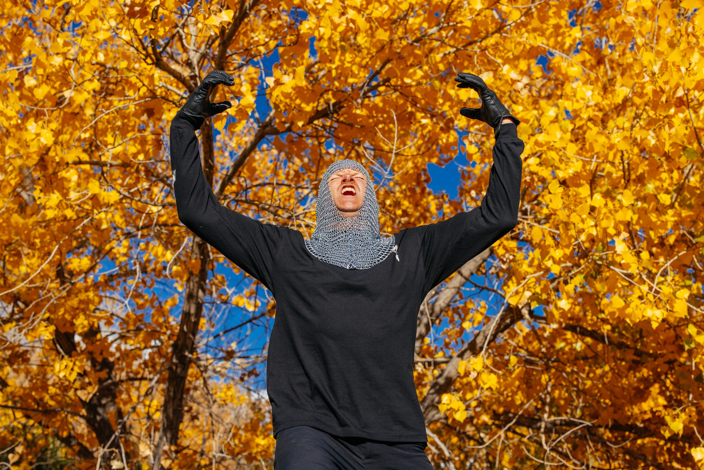 T-Shirt - Long Sleeve - Necronomicog Nature is Metal - Black