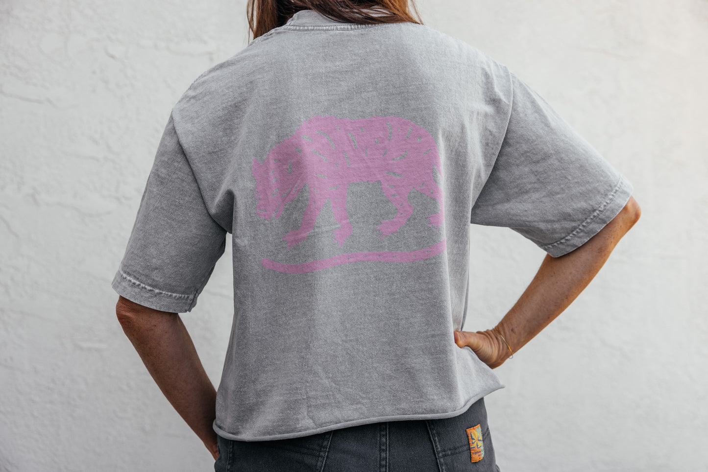 T Shirt - Big Jackal - Limestone