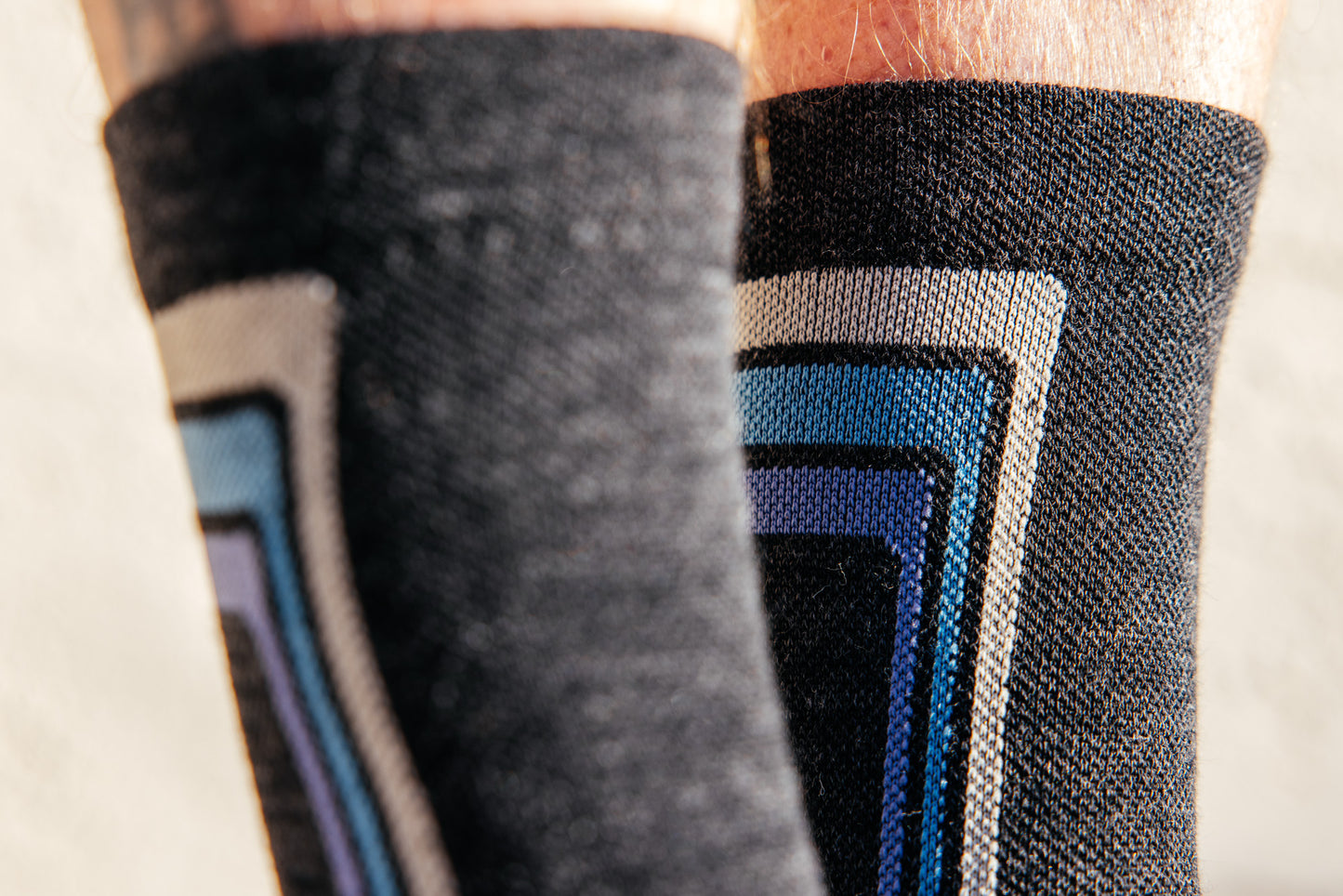 Socks - YO - Charcoal