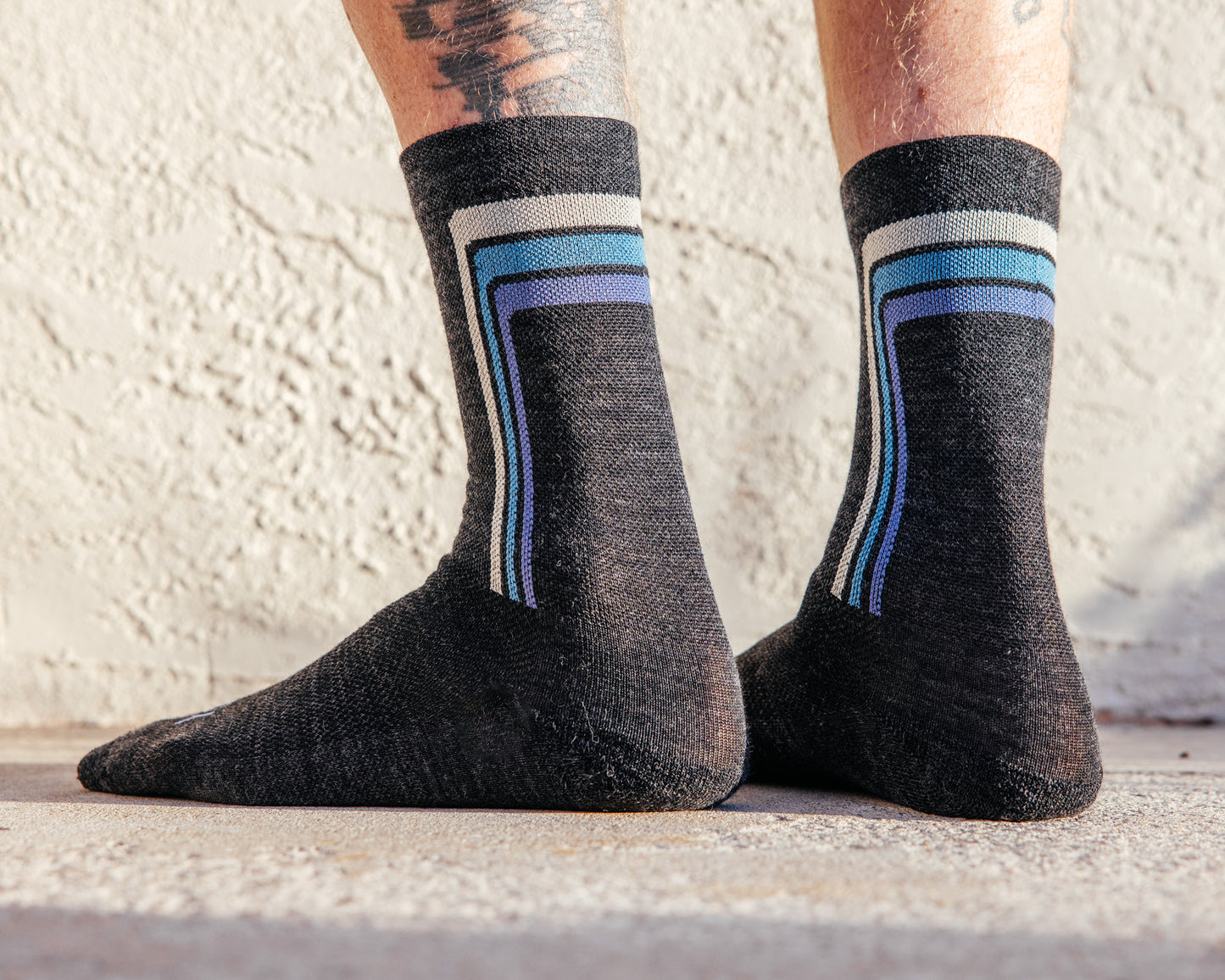 Socks - YO - Charcoal