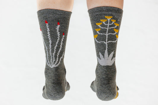 Socks - Cactavist - Juniper Heather