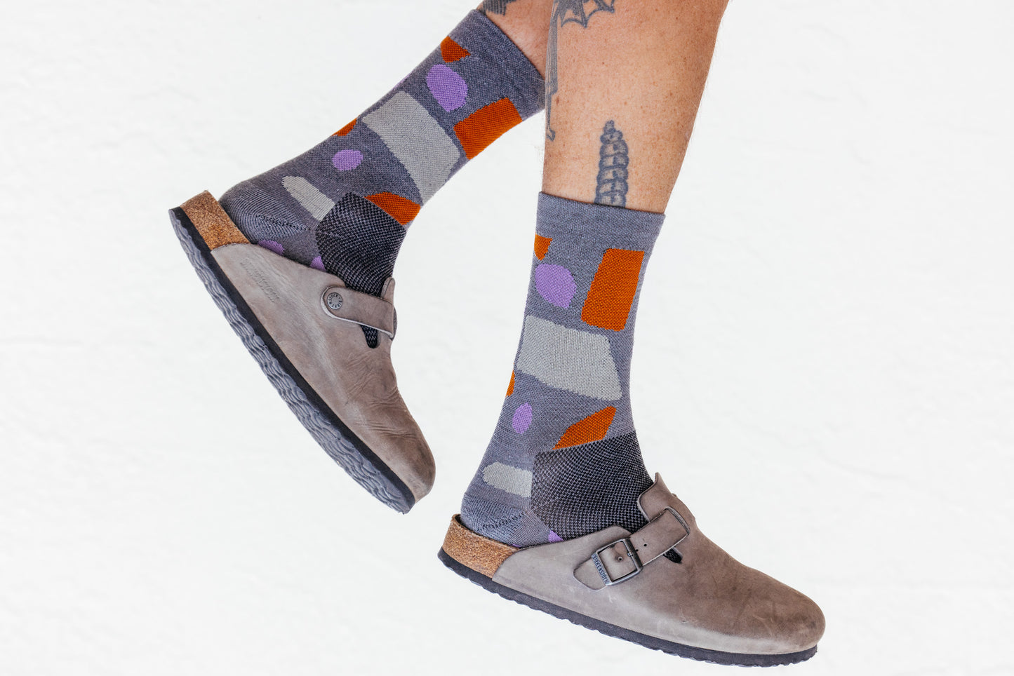 Socks - Breccia - Heather Grey