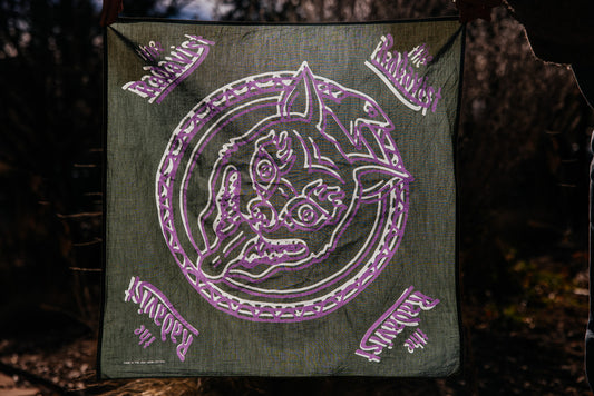 Bandana - Double Vision - Olive Drab