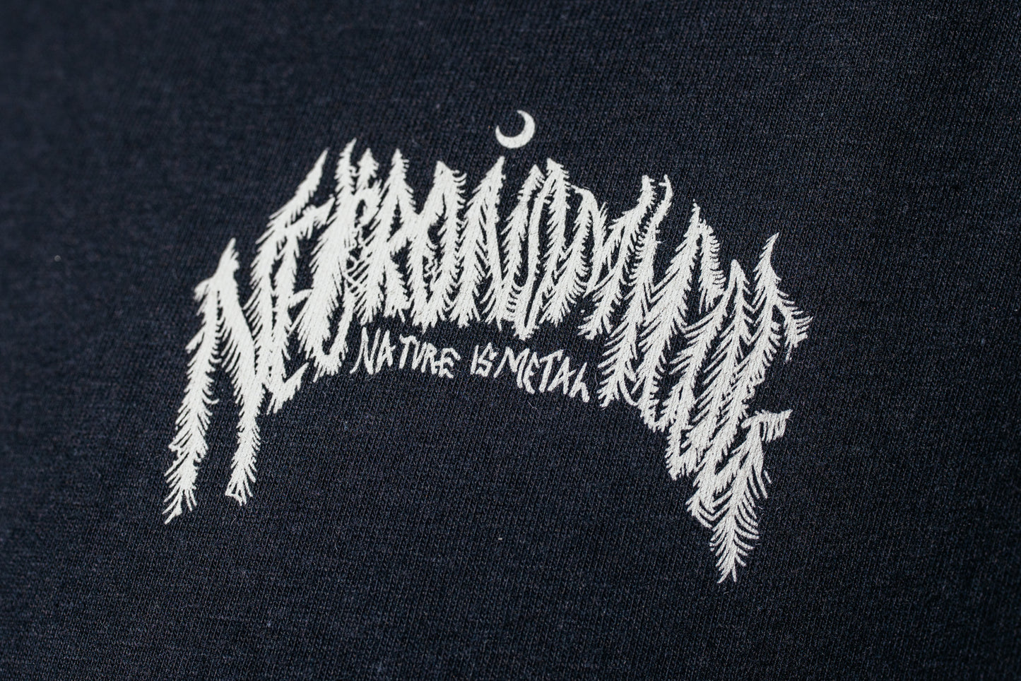 T-Shirt - Long Sleeve - Necronomicog Nature is Metal - Black