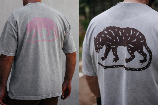 T Shirt - Big Jackal - Limestone